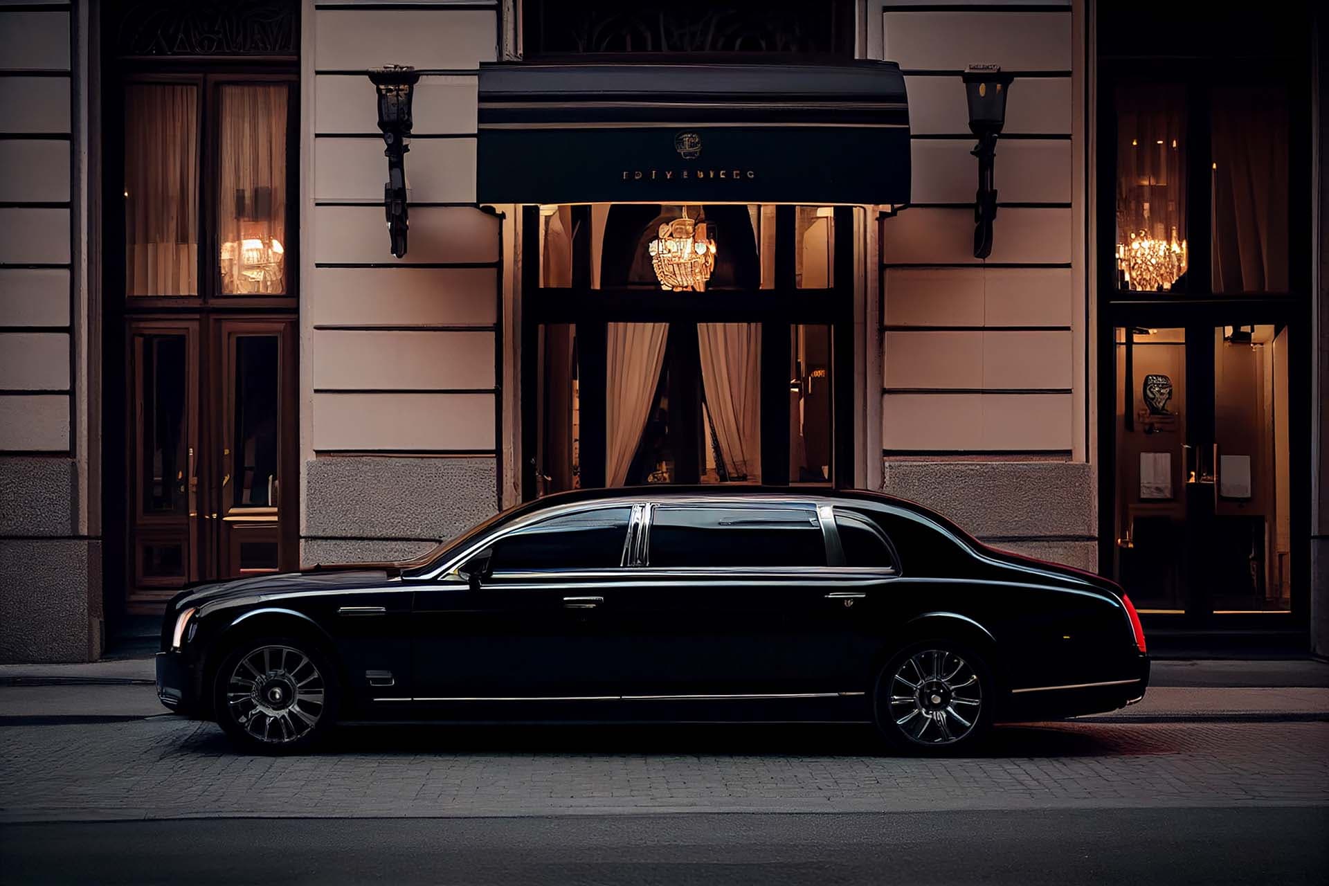 Luxury rental car hero
